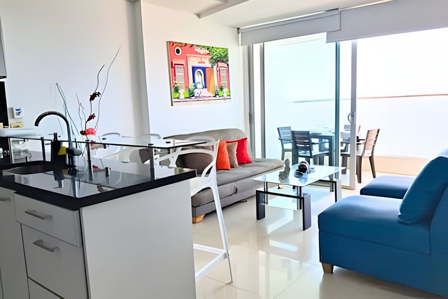 Primera línea de playa + Terraza soñada P. Eliptic 2