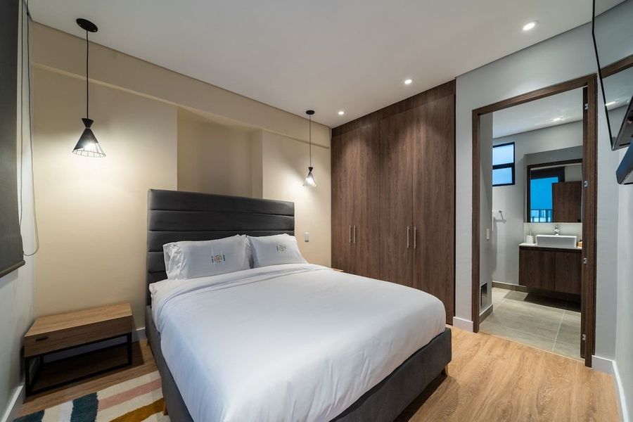 Estilizado 1BR @Zona G con Balcon y lavanderia 5