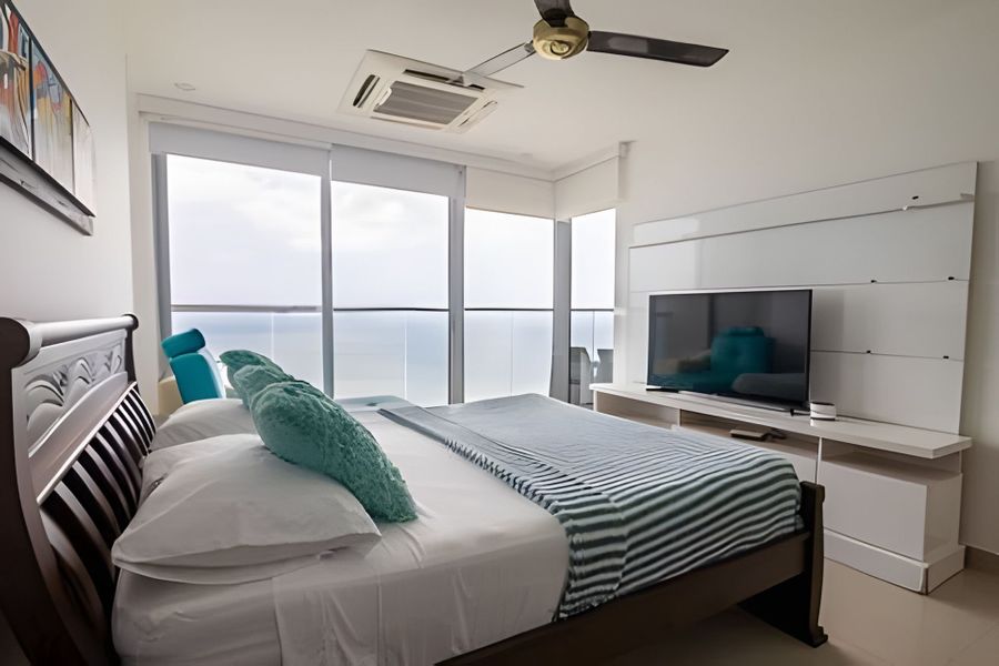 Espectacular Apto de 2 Hab en Piso 27-Morros City 3
