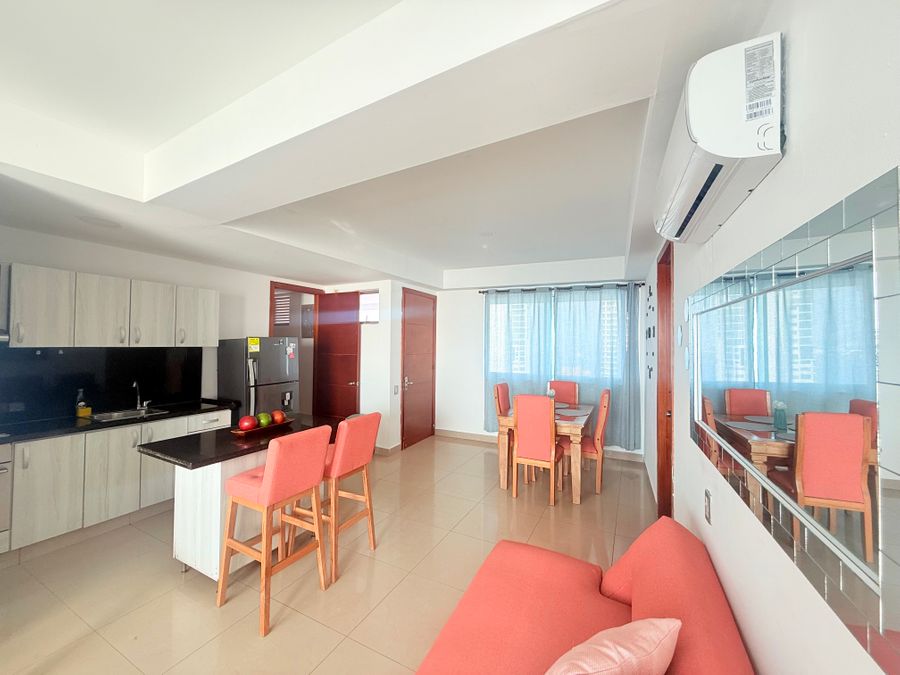 Piso 32 frente al mar | Bocagrande + Piscina 5