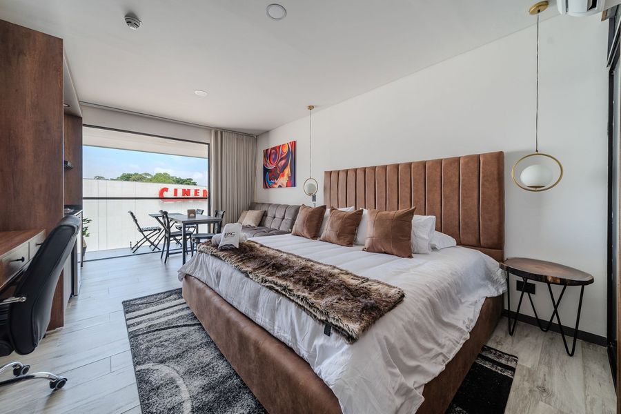|Ahead| Refinado Loft cerca al aeropuerto con AC 2