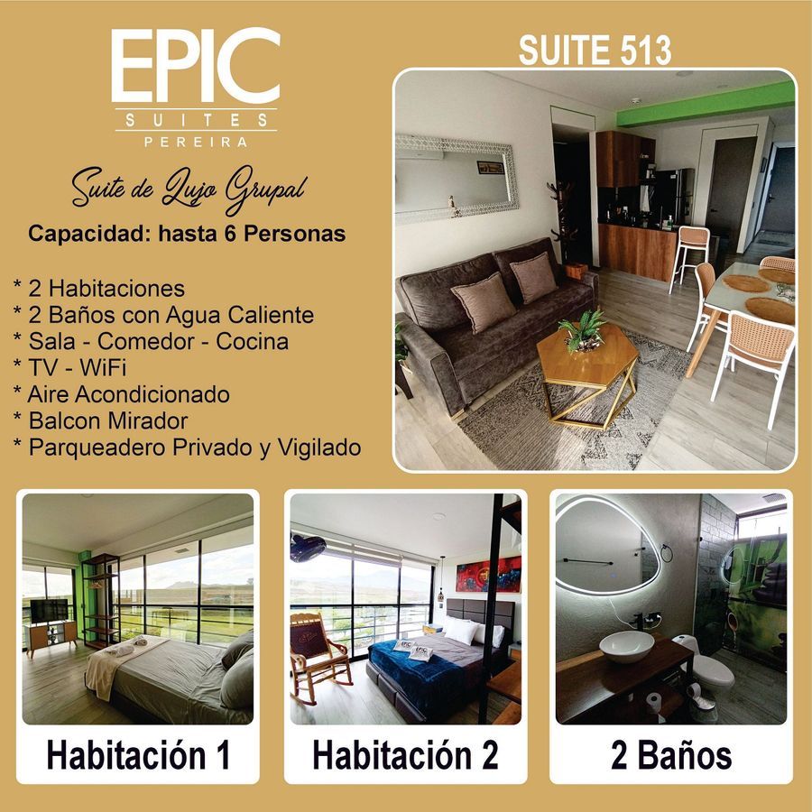 Epic Suite 513 Family Lux Airport 6P 2Room