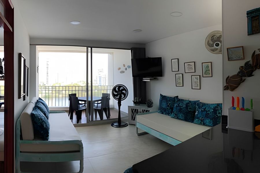 Hermoso apartamento con vista en el laguito