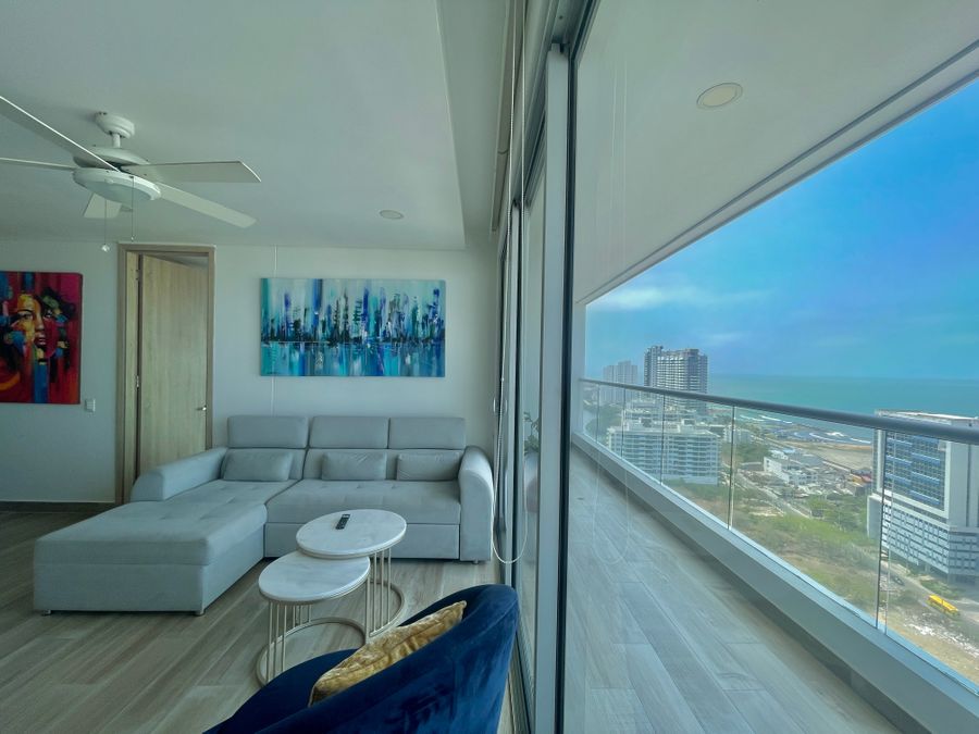 Acogedor Apartamento Vista al Mar Piso 20 2