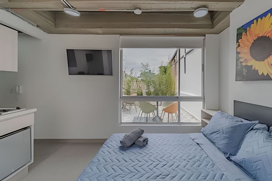 Moderno loft @Chapinero con Wifi y agua caliente