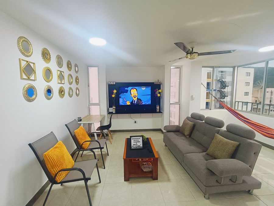 El Rodadero Bello Apartamento a 50m de la playa 4