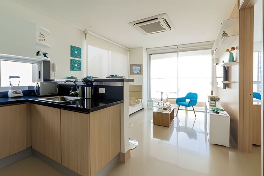 Lujoso Apto de 1 Habitación en Piso 24-Murano E 5
