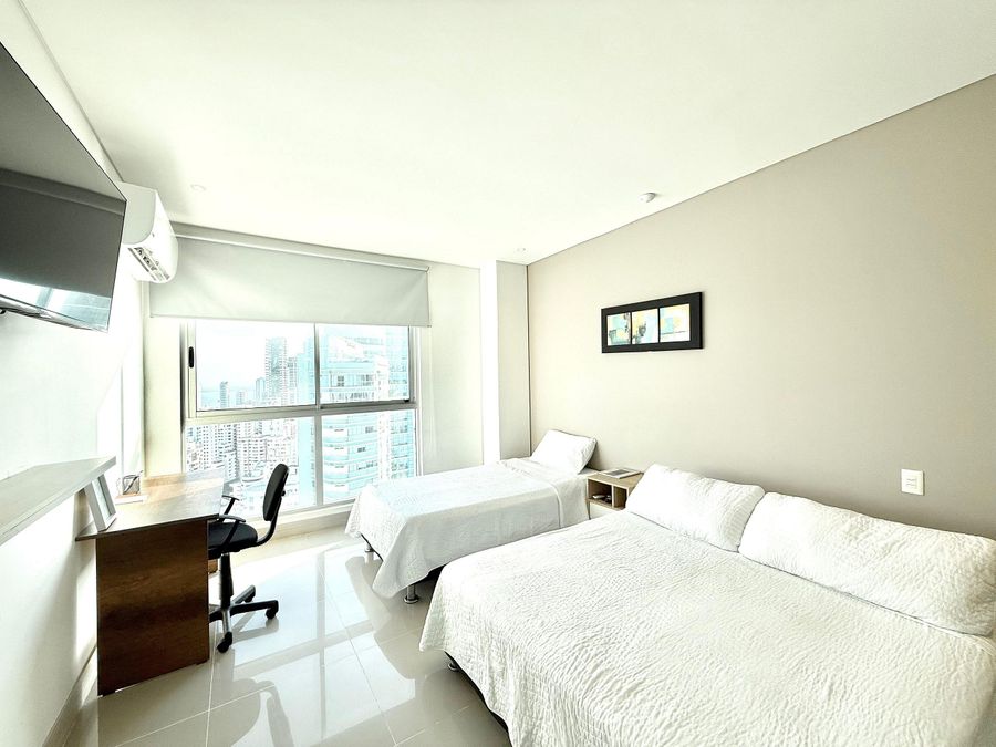 Apto moderno de un dormitorio con vista al mar-32 2