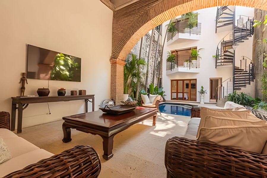 Casa de 3 Hab en la Ciudad Amurallada con Piscina 3