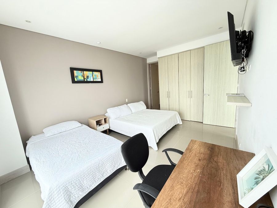 Apartamento moderno de 1 dormitorio vista al mar  3