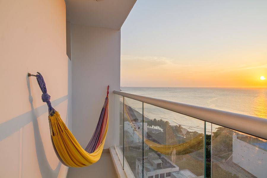 Rodadero: vista al mar, piscina, 3 hab, 10 pers 2