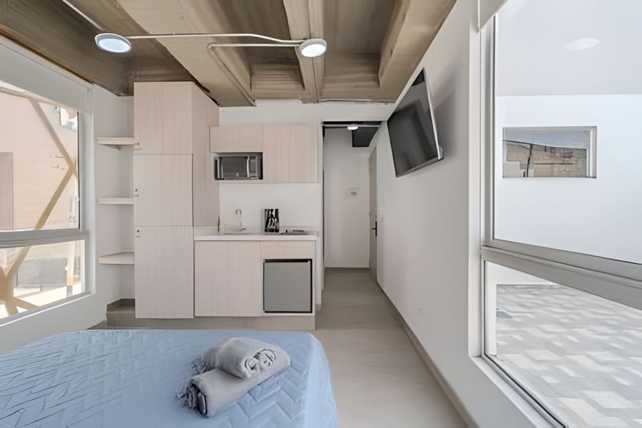 Moderno loft @Chapinero con Wifi y agua caliente 2