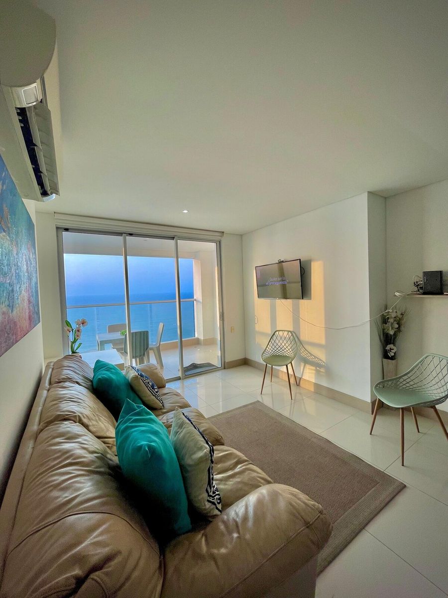 Apartamento Frente al Mar Piso 21 2 Habitaciones 5