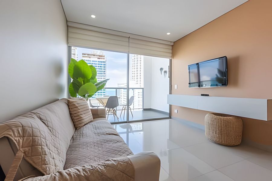 Lujoso Apto de 2 habitaciones en piso 16-Infinitum 2