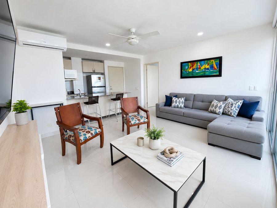 Apartamento de 2 habitaciones con vista al mar-624 2