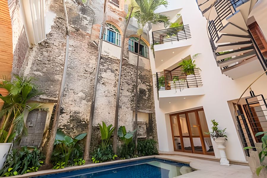 Casa de 3 Hab en la Ciudad Amurallada con Piscina 3