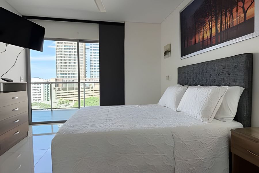 Hermoso Apto de 1 hab con Vista al Mar - Piso 10 3