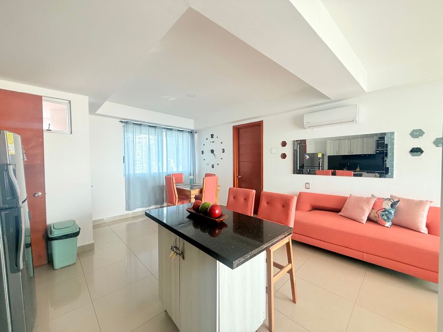 Piso 32 frente al mar | Bocagrande + Piscina 3
