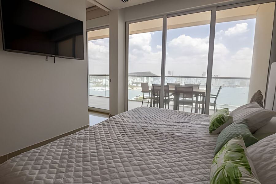 Lujoso Apto de 1 Habitación en Piso 17 -H2 Hyatt 4