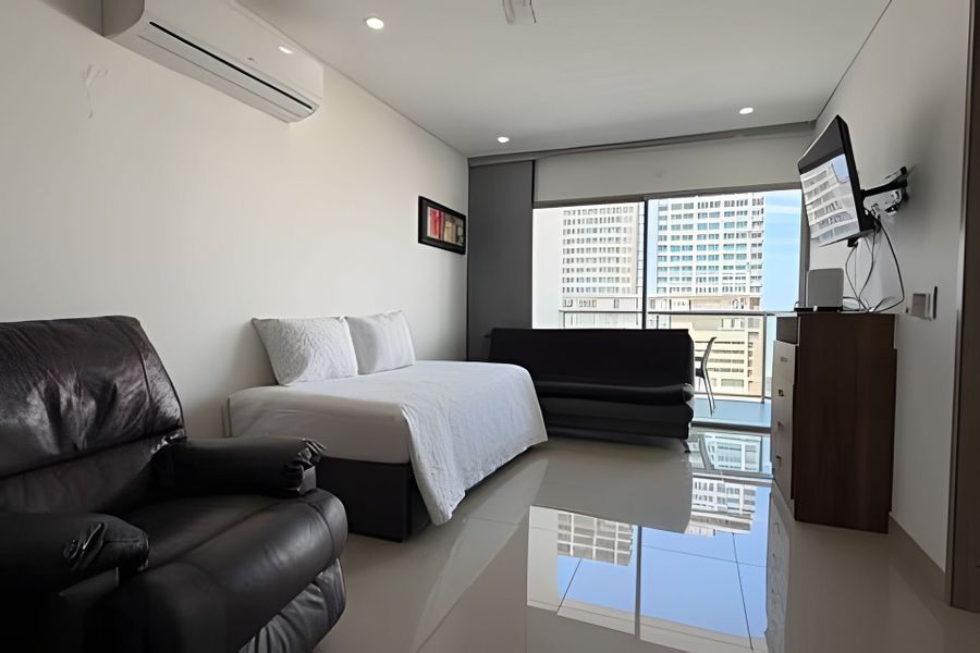Hermoso Apto de 1 hab con Vista al Mar - Piso 10 4