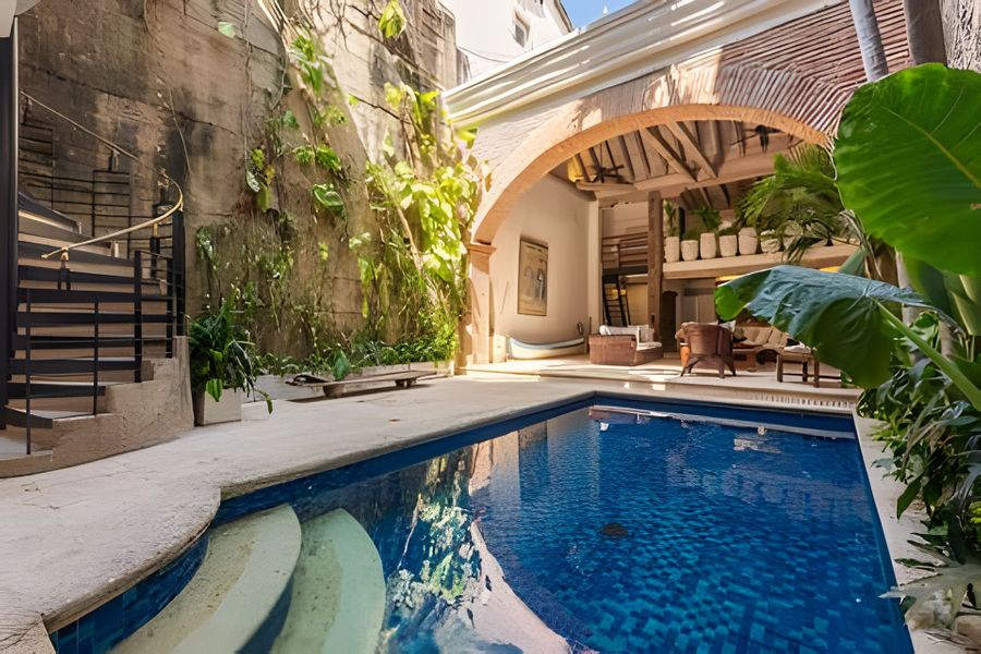 Casa de 3 Hab en la Ciudad Amurallada con Piscina 2