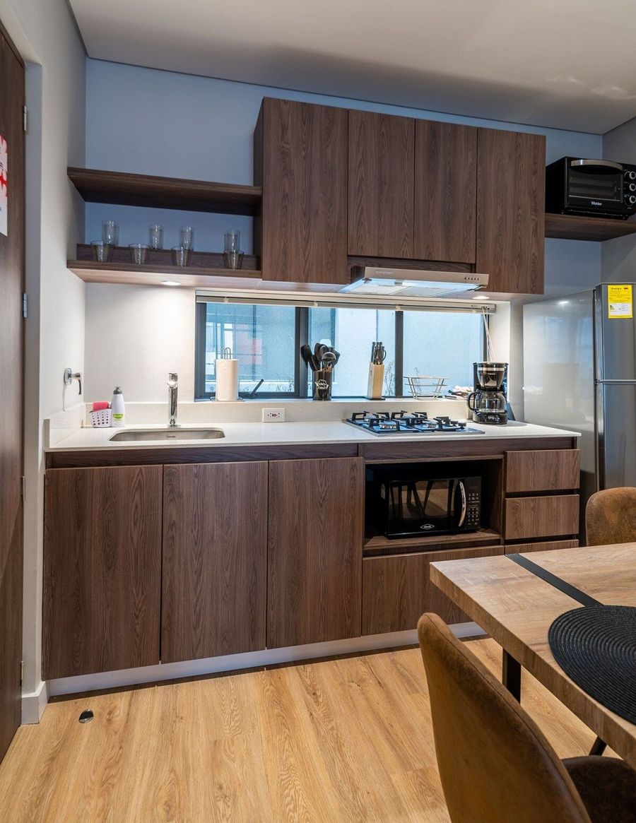 Vibrante Loft @Zona G con Lavanderia & Balcon 4