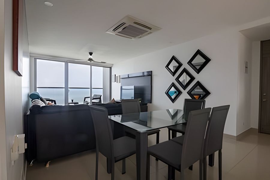 Espectacular Apto de 2 Hab en Piso 27-Morros City 5