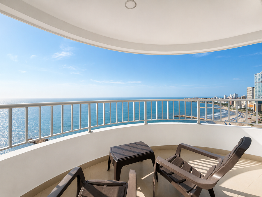 Piso 27 | Balcón con Vista al Mar 2