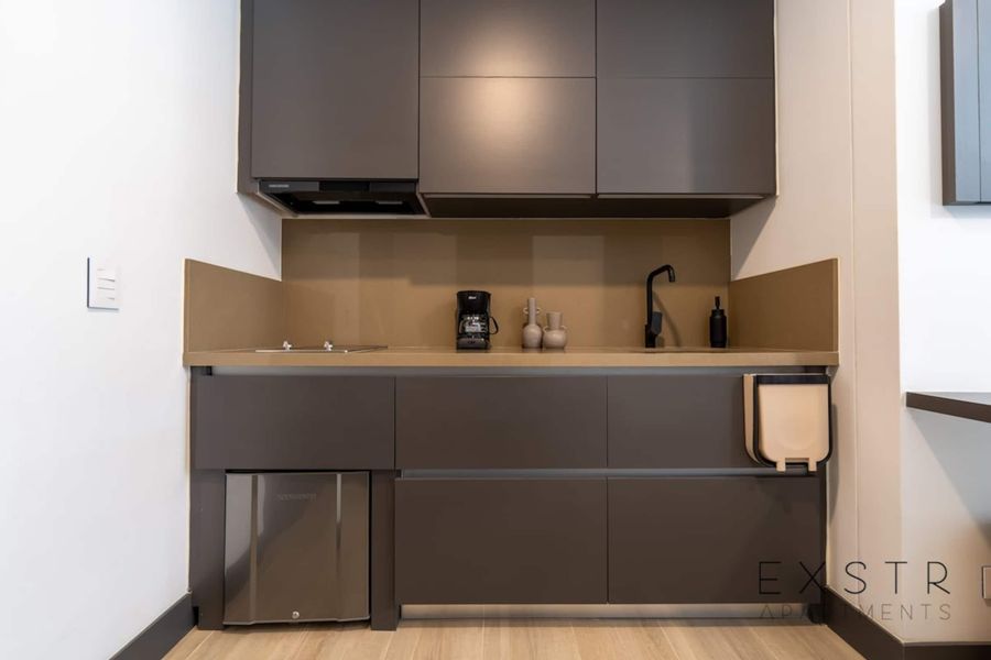RM309 | Estudio tranquilo | Balcón, piscina y sauna 2