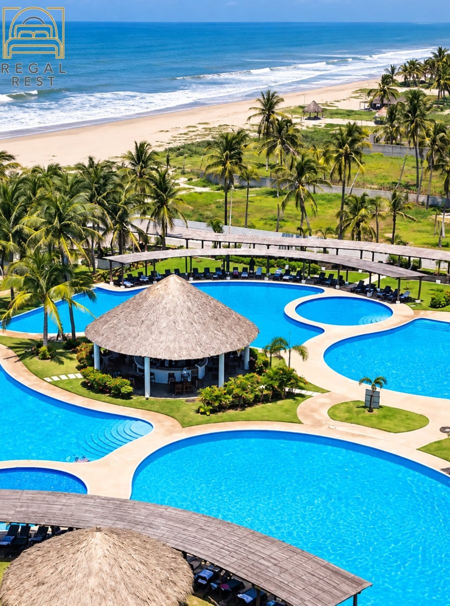 Depto. Planta Baja, Albercas, Playa, Spa, Wifi