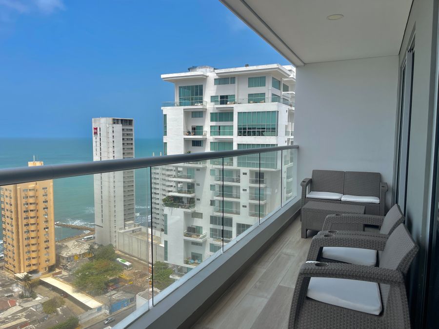 Acogedor Apartamento Vista al Mar Piso 20 5