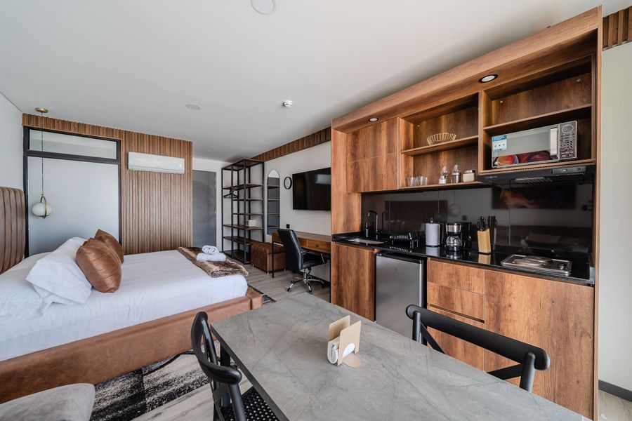 |Ahead| Refinado Loft cerca al aeropuerto con AC 5