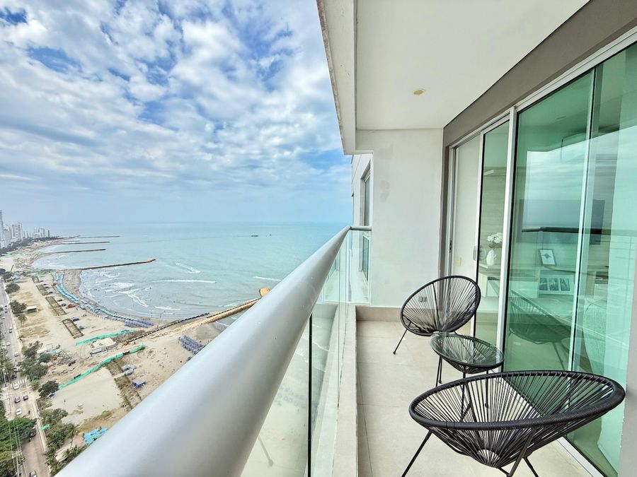 Apartamento moderno de 1 dormitorio vista al mar 