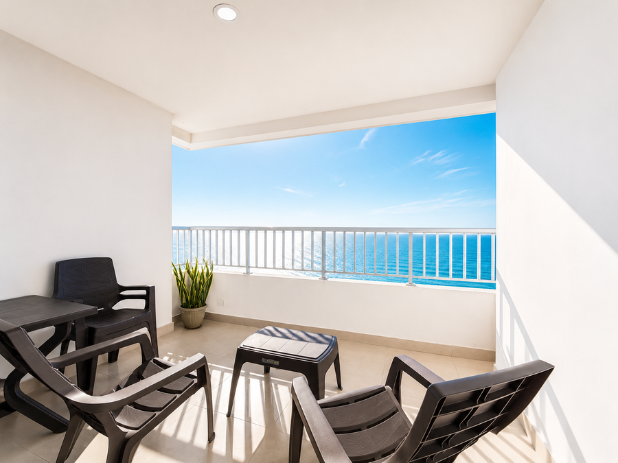 Piso 22 | Vista al mar | playa | piscina | 4