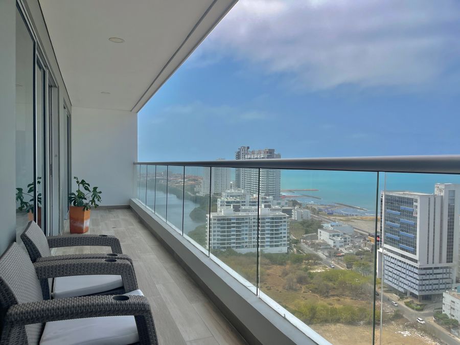 Acogedor Apartamento Vista al Mar Piso 20 4