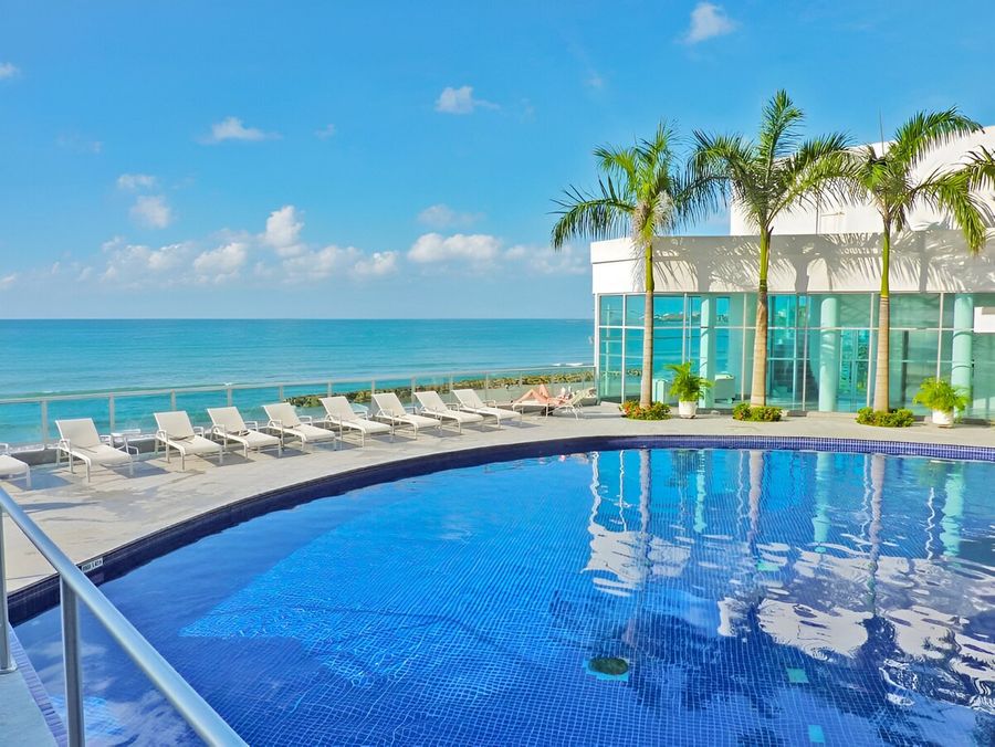 Piso 23·Vista Panorámica al Caribe·Piscina & Turco 2
