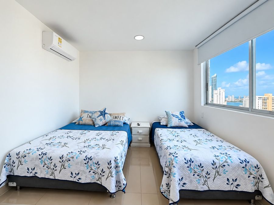 Piso 23·Vista Panorámica al Caribe·Piscina & Turco 5