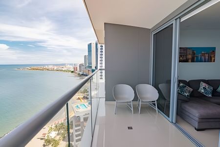 Espectacular Apto Piso 21 de 2 Hab - Morros City