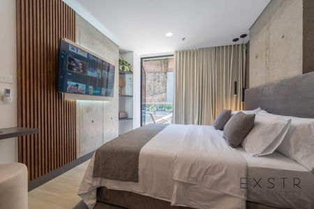 RM309 | Estudio tranquilo | Balcón, piscina y sauna