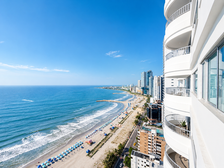 Piso 27 | Balcón con Vista al Mar