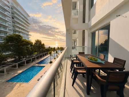 Apt 2 habitaciones frente al mar en Morros